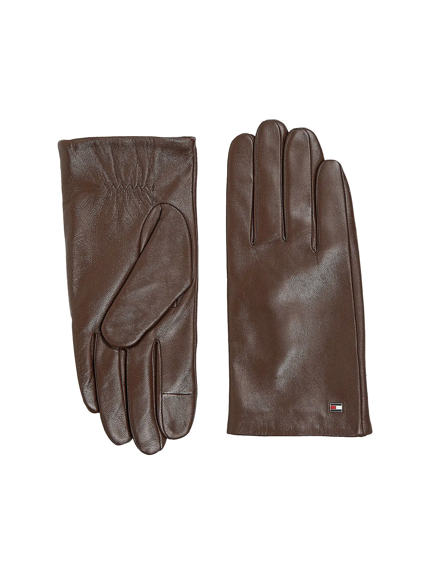 TOMMY HILFIGER | Lederhandschuhe | braun